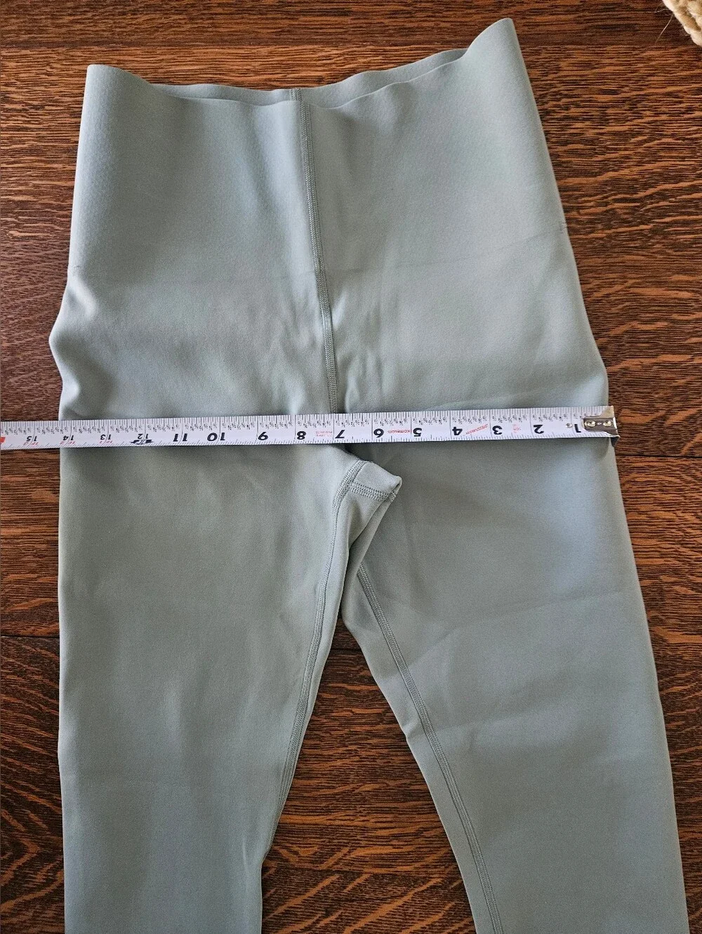 Lululemon Ultralu Contour-Seam High-Rise Leggings Blue Green Size 6